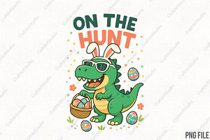 Happy Easter PNG, Retro Easter PNG, an Illustration by CraftArtStudio