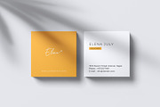 Square Business Card Mockup, an Advertising Mockup by Mockup Supper (Thumbnail 12 of 15)