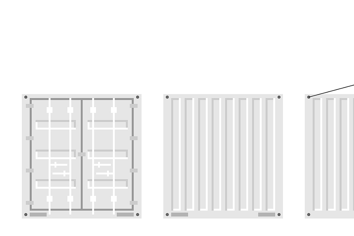 Cargo container + pattern, a Graphic by Volyk (Photo 2 of 5)