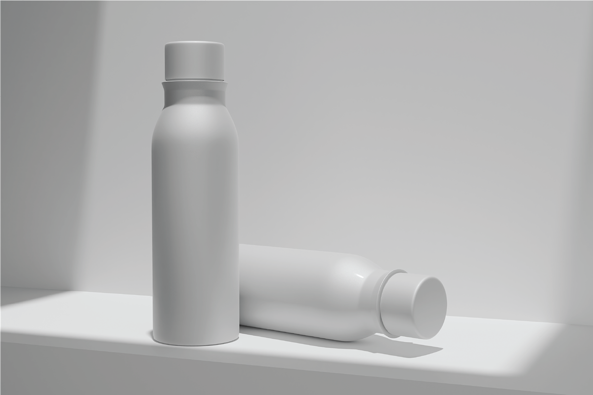 Water Bottle Mockup,, a Merchandise Mockup by Dudukbersama (Photo 4 of 4)
