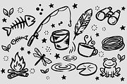 Camping Doodle Illustrations, an Object Illustration by Huza Studio (Thumbnail 8 of 10)