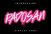 RADOSAN - Display Font, a Symbol Font by GFRcreative (Thumbnail 1 of 4)