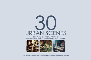 Urban Scenes Image Prompts, an Illustration by Digital Art Creations