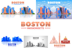 Boston Massachusetts skyline