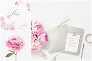 Pink Peonies - 16 Photos and Mockups, a Mockup by Anja Kaiser (Thumbnail 3 of 6)
