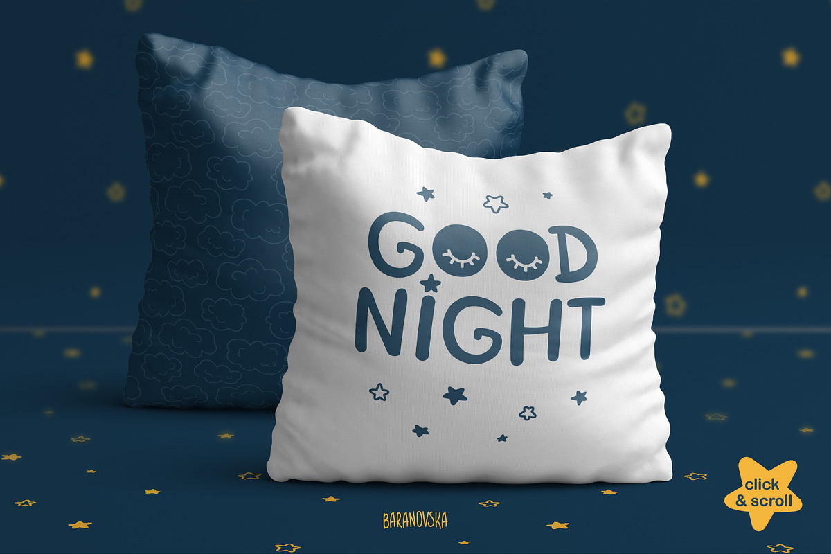 Sleeping animals. Posters & patterns, an Animal Illustration by Baranovska (Photo 3 of 7)