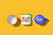 Retro Camping Mug Mockup Set, a Cups & Container Mockup by graphicsauce (Thumbnail 3 of 3)