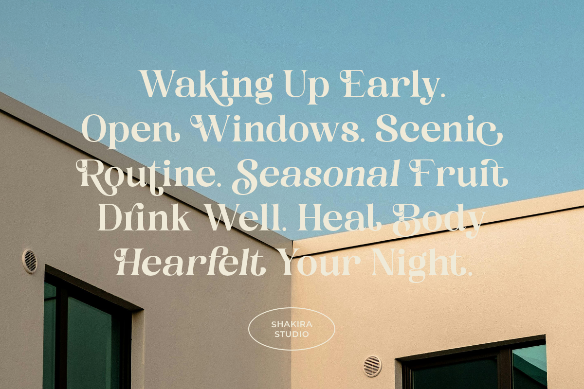 Reality Breathe - Modern Serif, a Serif Font by Shakira Studio (Photo 8 of 10)