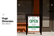 Frame Sign Cafe Mockup, an Advertising Mockup by SLAB! Design (Thumbnail 2 of 7)