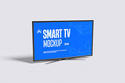 Smart TV Mockup, a Wearable Device Mockup by Pikachudesign (Thumbnail 3 of 5)