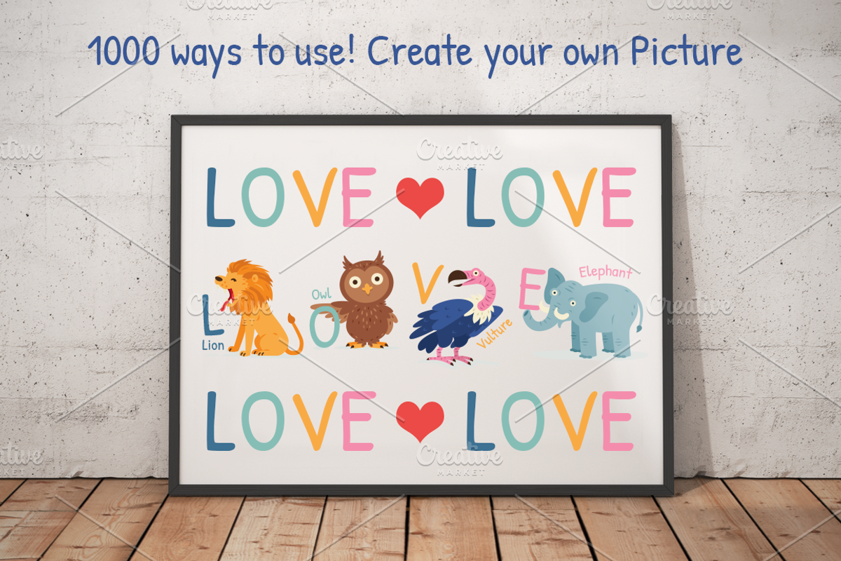 Animal Alphabet, an Animal Illustration by Manudesign (Photo 3 of 5)