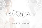 Slavina Script, a Script Font by khurasan (Thumbnail 1 of 13)