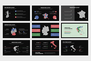 Europa : Europe Area Map Powerpoint