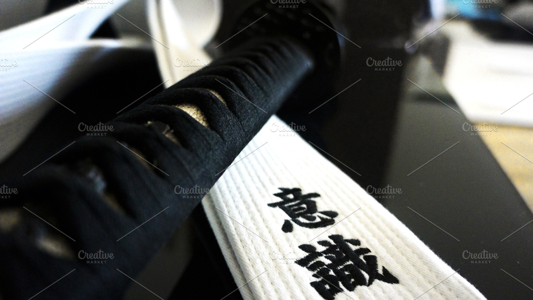 Katana Sword and Martial Arts Belt, an Arts & Entertainment Photo by ijiki