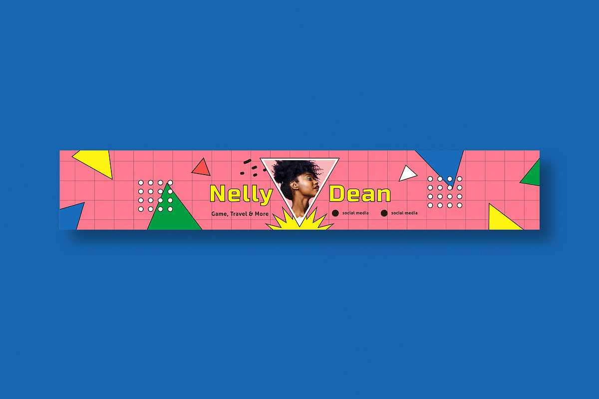 90s Stream Youtube Banner, a Social Media Template by Guuver (Photo 4 of 4)