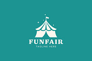 Funfair Logo Circus Tent and Festive, a Branding & Logo Template by Signatoro (Thumbnail 2 of 3)