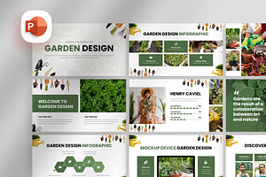 Garden Design Company PowerPoint, a Presentation Template by Digitcase x Wealthwells