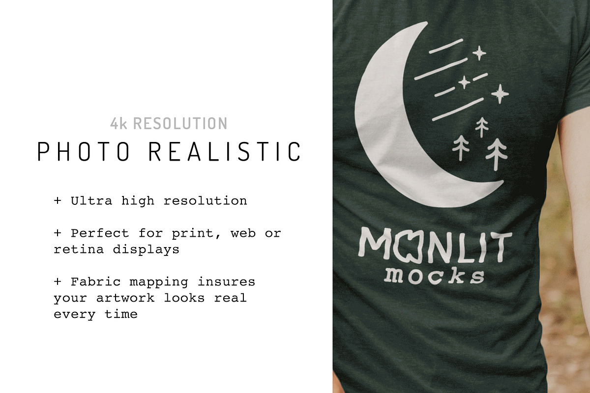 Bella Canvas 3001 Couple Mockup, a Shirt Mockup by Moonlit Mocks (Photo 3 of 6)