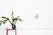 living room mockup, mock up 44, a Print Template by MockUpBrothers (Thumbnail 2 of 5)