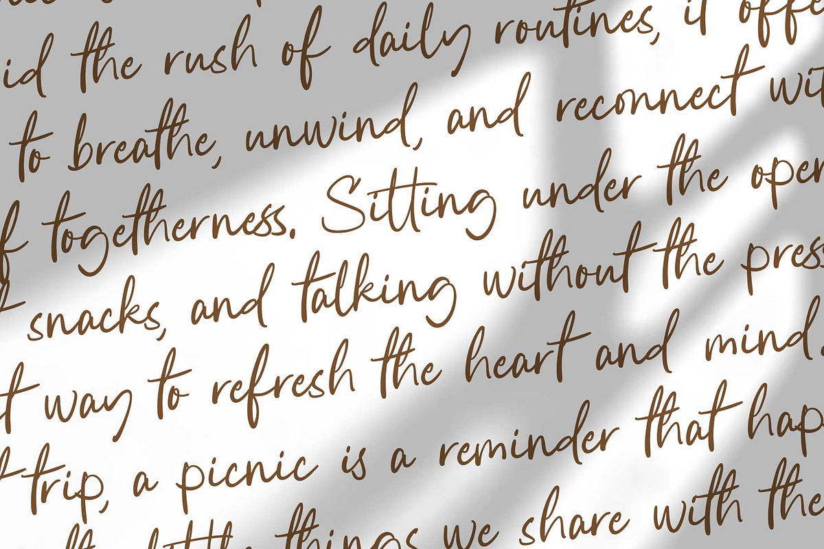 Casual Handwriting Font - Belarista, a Font by Novitype (Photo 12 of 12)