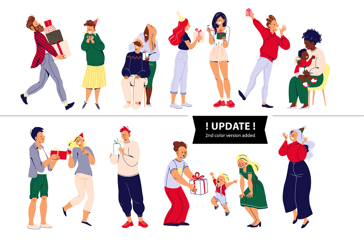 gifts people, a Decorative Illustration by Funnystore (Photo 5 of 6)