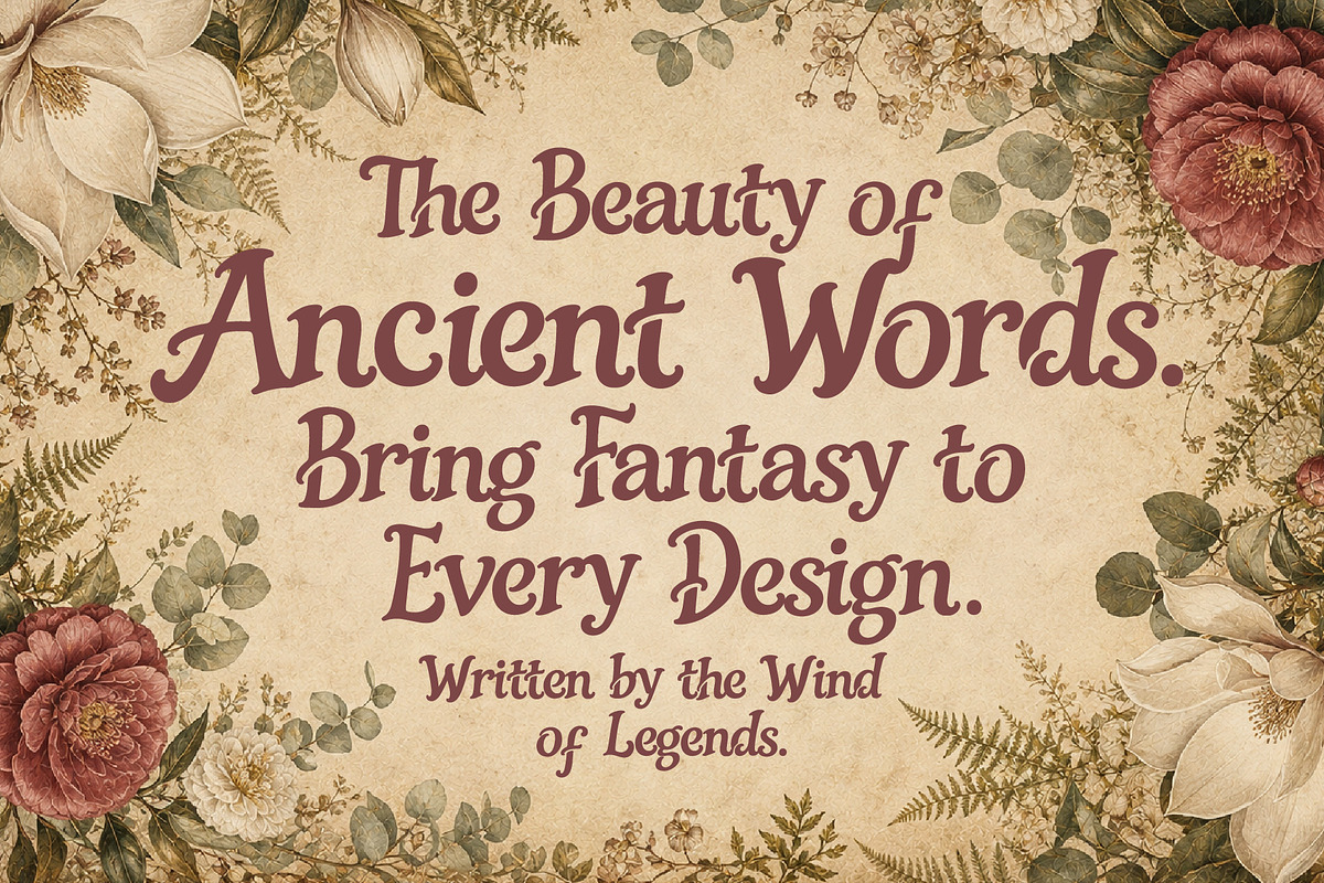 Windeary Fairwind - Magical Worlds, a Handwritten Font by HypeWorksCo (Photo 2 of 11)