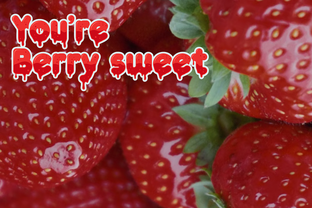 Melted Drop – Melting Color Font, a Handwritten Font by Rashdrawn (Photo 6 of 8)