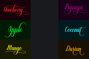 Oldtrafford, a Script Font by danti (Thumbnail 4 of 8)
