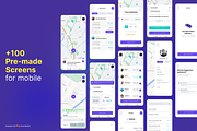 Ride Sharing App iOS UI Kit, an App Template by Paula M UI Store (Thumbnail 3 of 5)