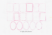 17 Cute Watercolor Frames + Borders, an Object Graphic by Design by Laney (Thumbnail 7 of 11)
