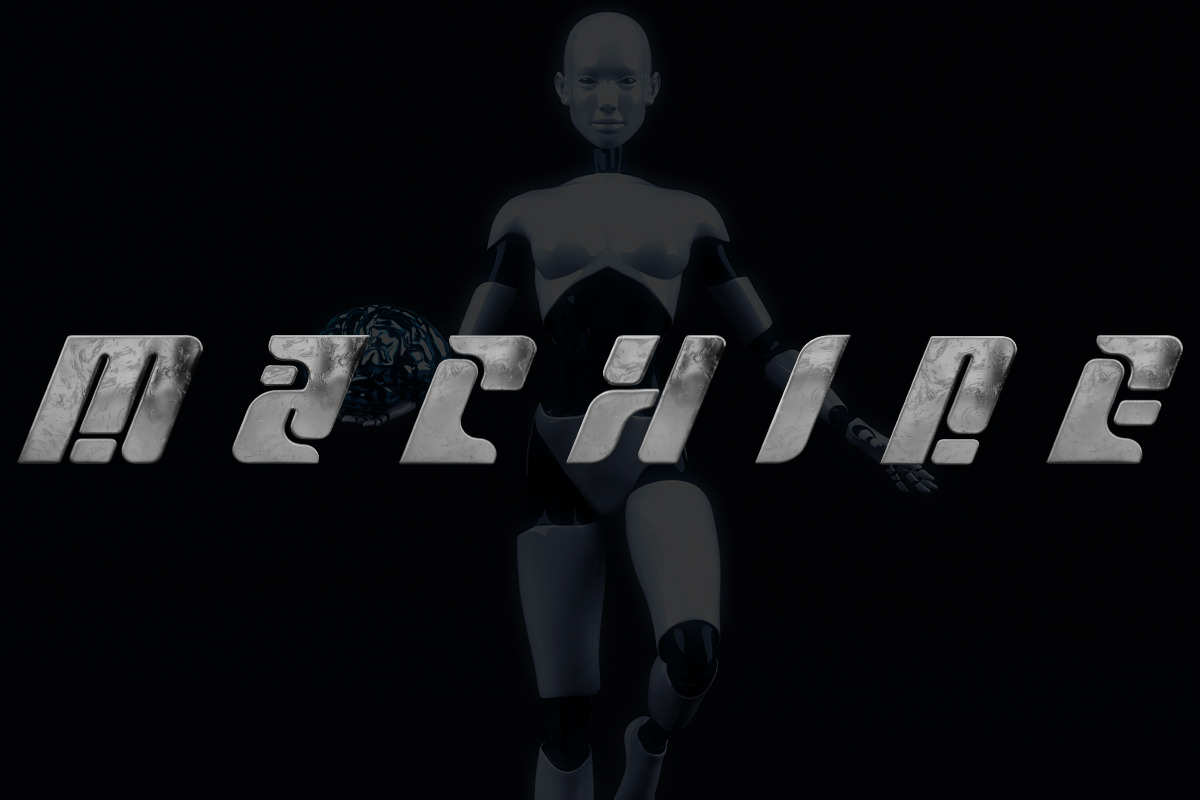 Synapse - Typeface & SVG Metal Font, a Font by saintricchi