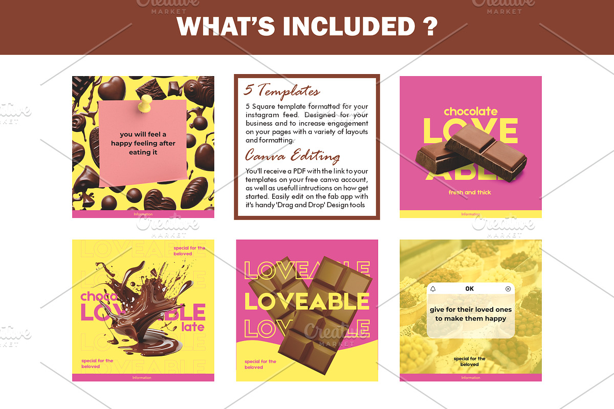 Instagram Feed Template - Canva, a Social Media Template by Null Stuido (Photo 3 of 3)