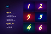 Glowing Text Effect, a Layer Style Add-On by Andrew Skoch Design (Thumbnail 6 of 7)