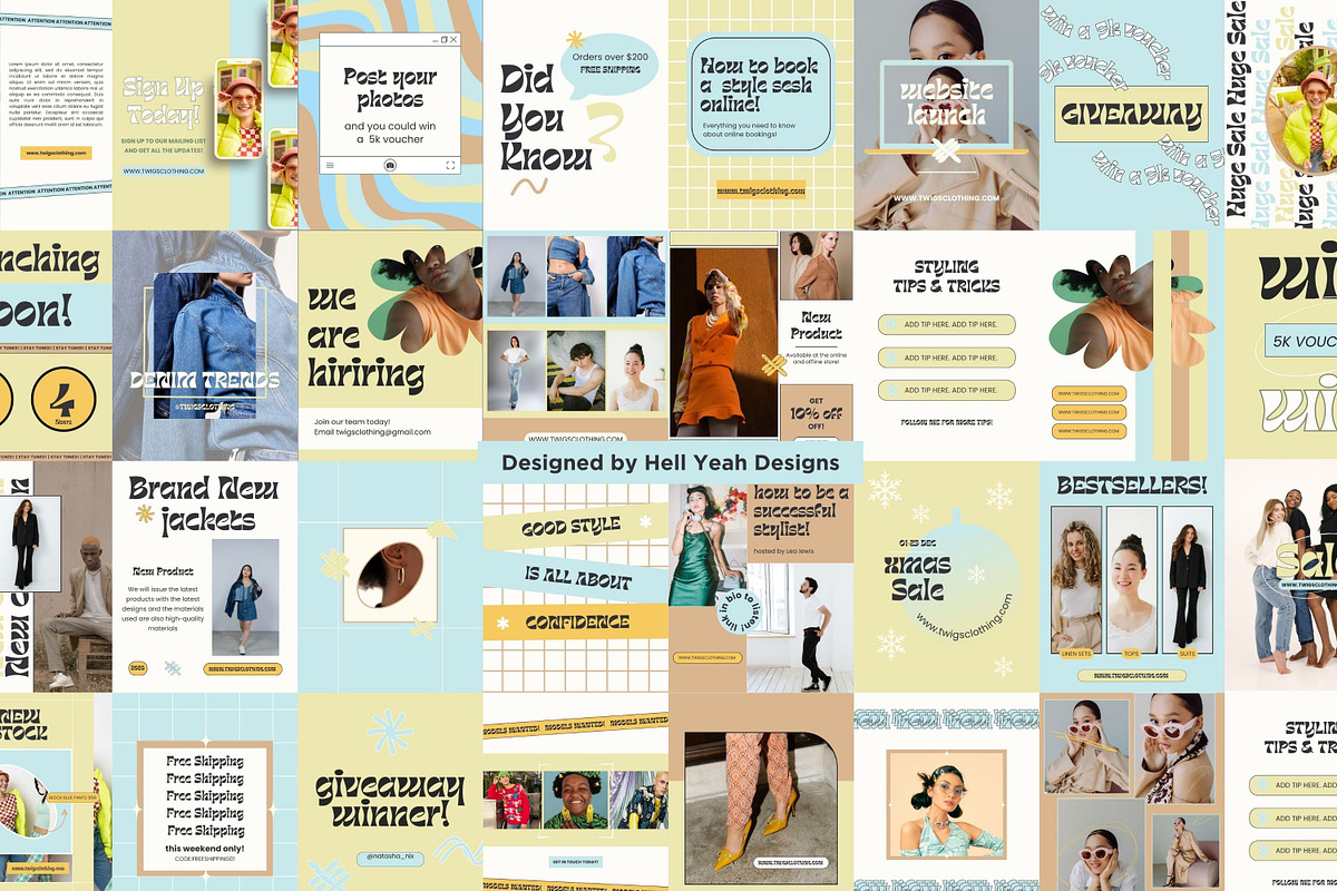 Retail Instagram Post Templates preview 3