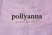 Pollyanna - Modern Serif Font, a Serif Font by blackdahliapress (Thumbnail 1 of 4)