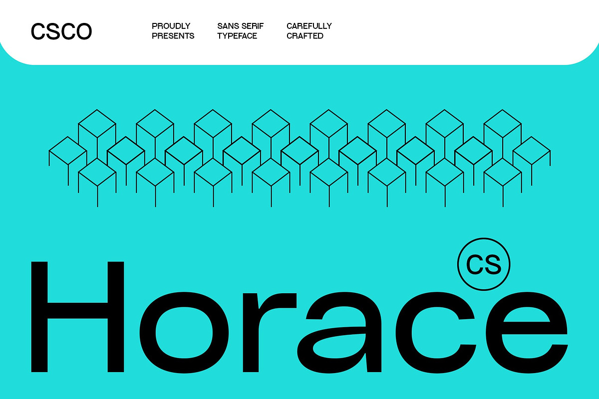 CS Horace – Contemporary Font, a Sans Serif Font by Craft Supply Co. (Photo 1 of 8)