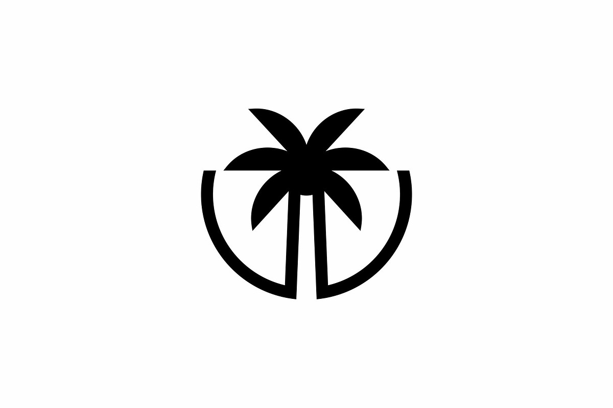 Vintage Retro Palm Tree Logo, a Branding & Logo Template by Buqancreative (Photo 3 of 4)