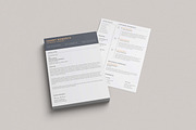 Modern CV Resumes Design, a Resume Template by Graphic Template (Thumbnail 4 of 4)