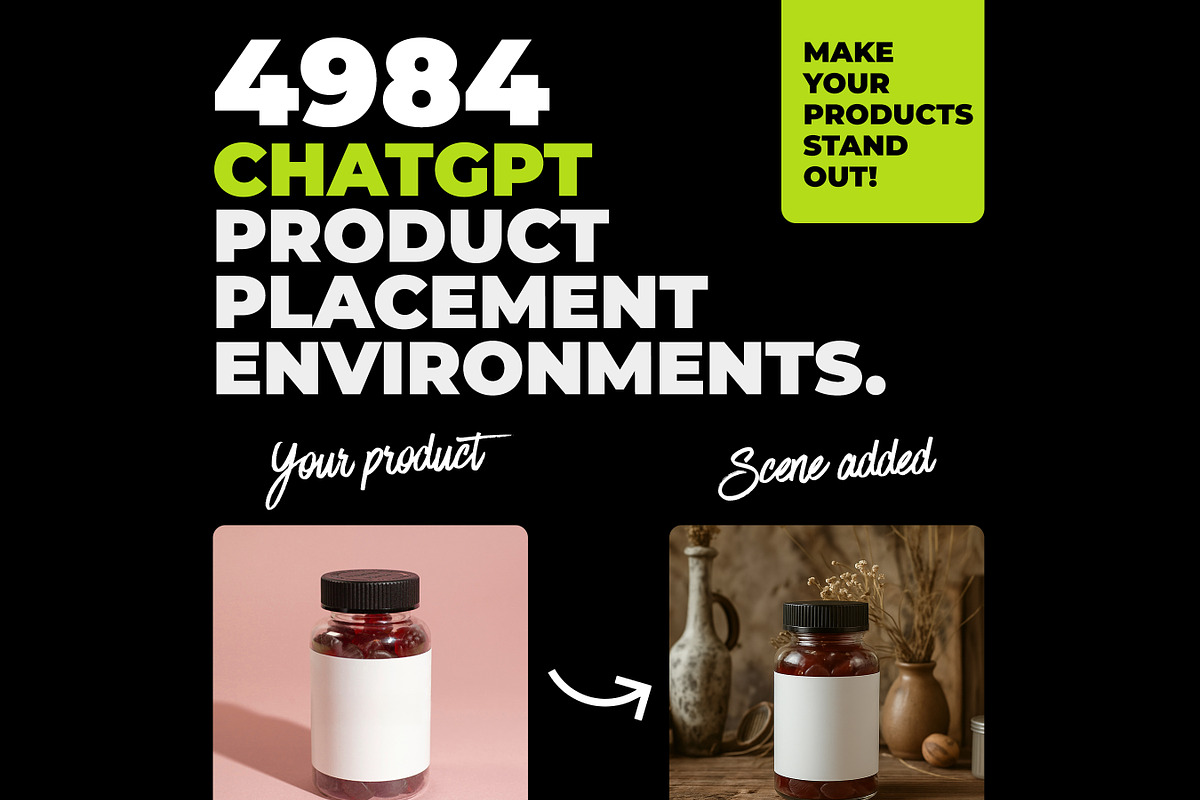 4984 ChatGPT Product Scenes, an Object Illustration by Sevenstyles (Photo 1 of 6)