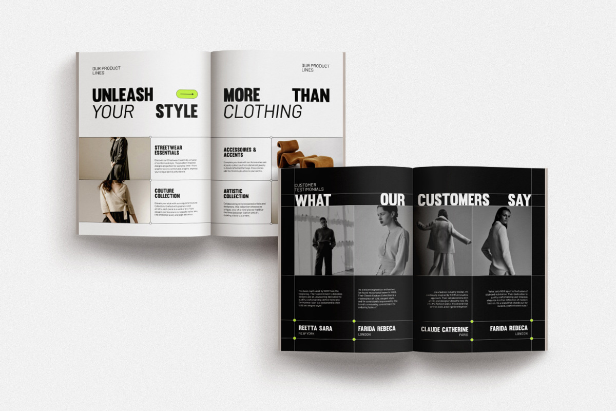 NOIR / Company Profile Ebook, a Social Media Template by Eviory (Photo 7 of 10)