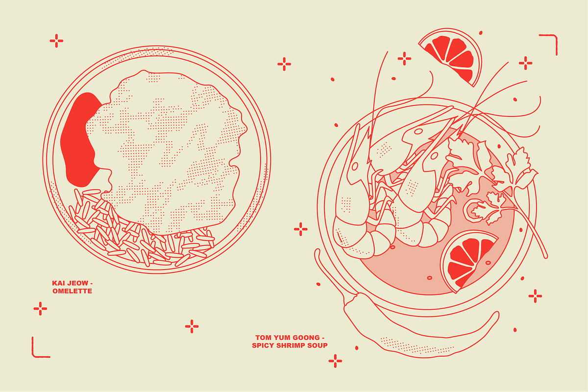 Thai Food Vector Illustrations, a Food Illustration by TheFoodAtlas (Photo 13 of 19)