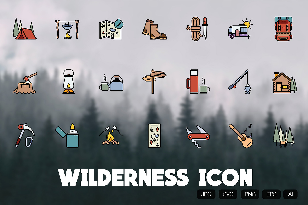 21 Wilderness Icon, an Icon by vintagio