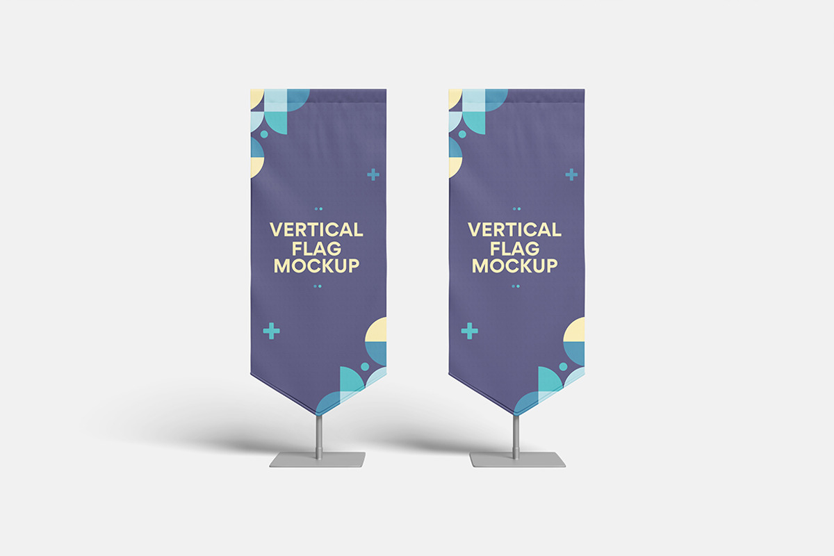 Vertical Flag Mockup, a Product Mockup by bimockup (Photo 4 of 6)
