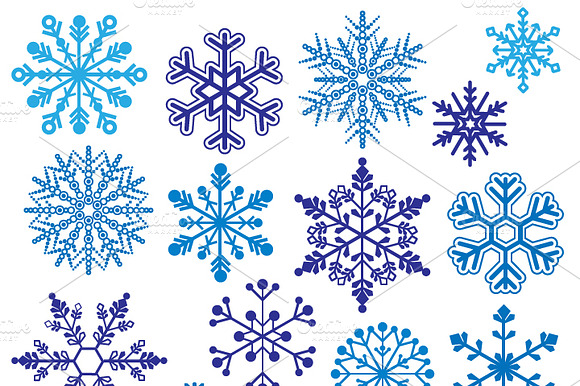 Snowflake Silhouettes Ps Brushes preview 3