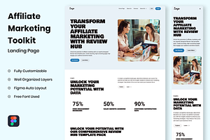 Affiliate - Landing Page Template, a Templates & Theme by RPWDS