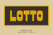 Bodega Sans: A Retro Typeface, a Sans Serif Font by DeliFreshTypeCo. (Thumbnail 3 of 4)