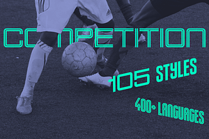 Competition Complete, a Sans Serif Font by Sportsfonts
