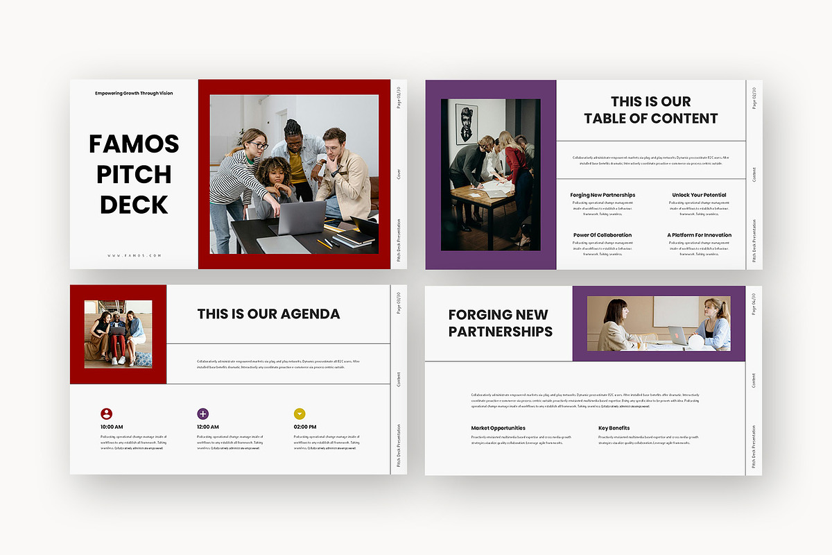 Famos : Pitch Deck Google Slides, a Presentation Template by Punkl Camp (Photo 2 of 16)