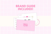 Pretty in Pink Branding Starter Kit, a Social Media Template by Hell Yeah Designs (Thumbnail 5 of 13)