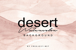 Desert Watercolor Background